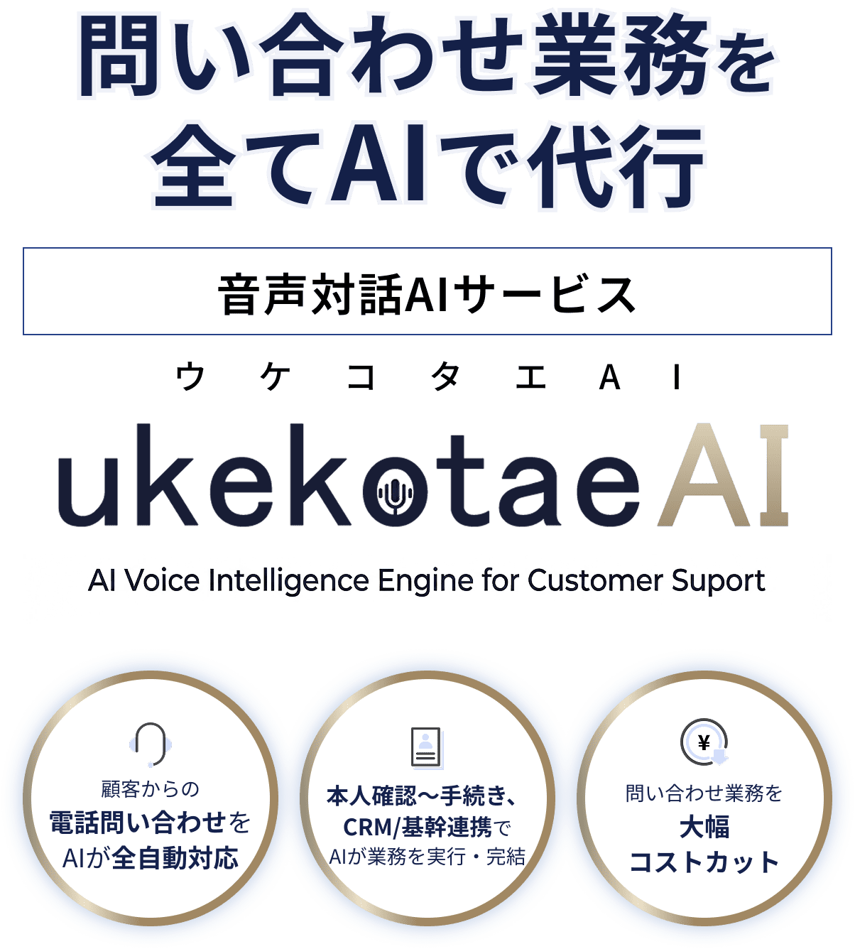 問い合わせ業務を全てAIで代行音声対話AIサービスクレオビルデスク